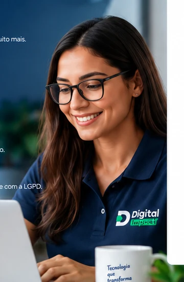 Profissional organizando informações